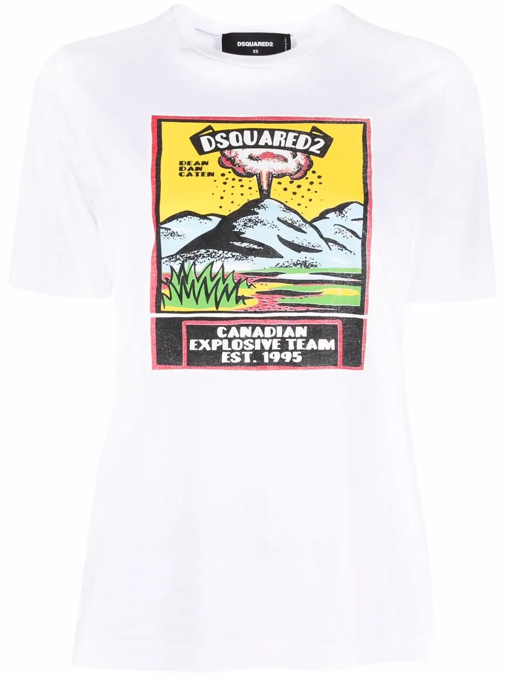 

Dsquared2 graphic-print T-shirt - White