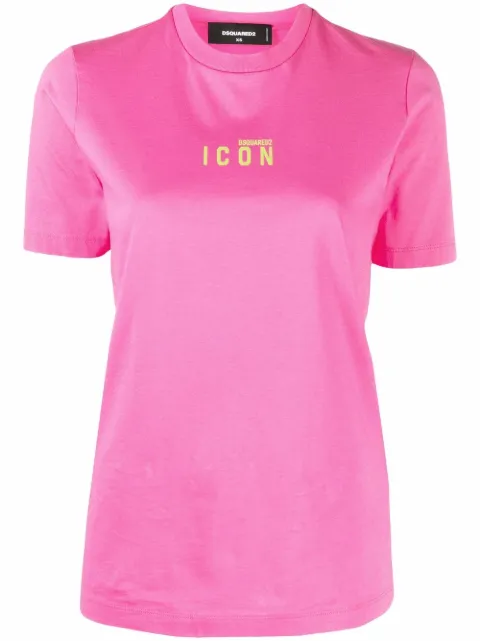 DSQUARED2 playera con logo estampado