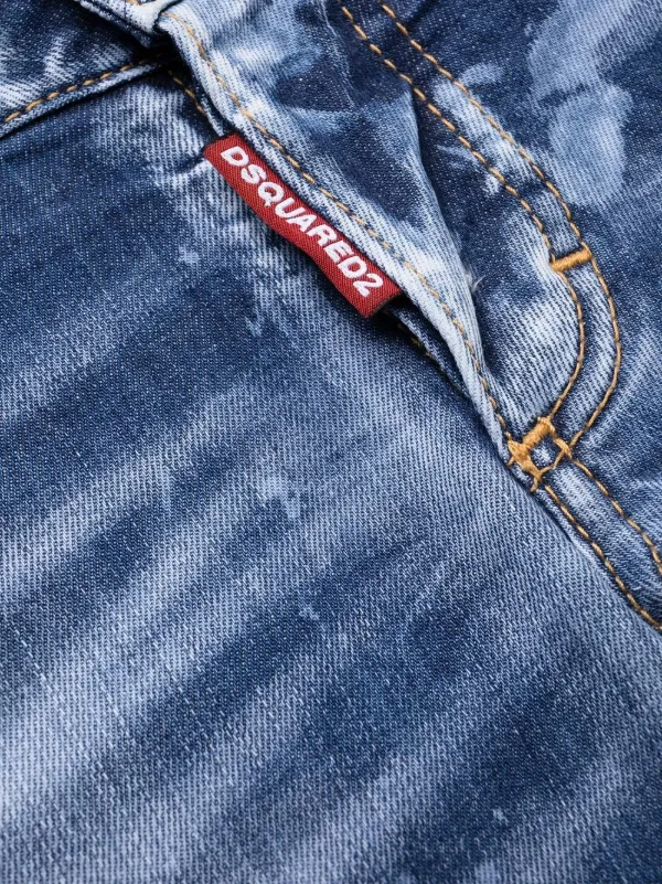Dsquared2 ディースクエアード ダメージ クロップドジーンズ