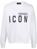 DSQUARED2 Icon jersey sweatshirt - White