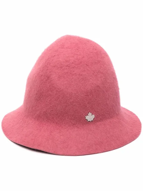 DSQUARED2 hatt med lågt skuren kant