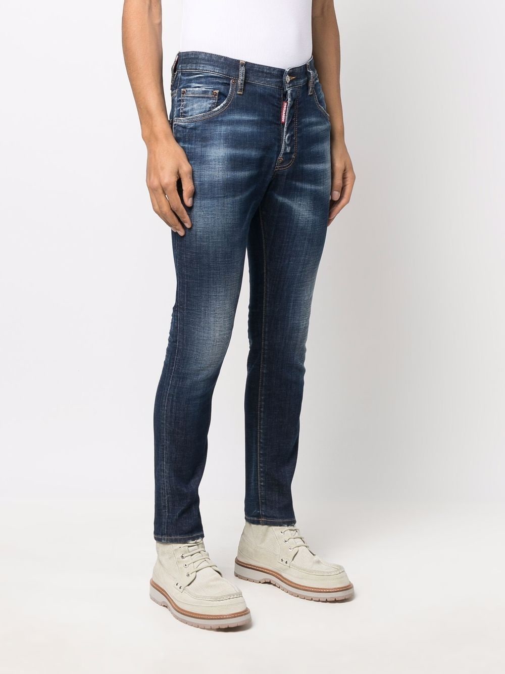 Shop Dsquared2 Skinny-fit Denim Jeans In Blue
