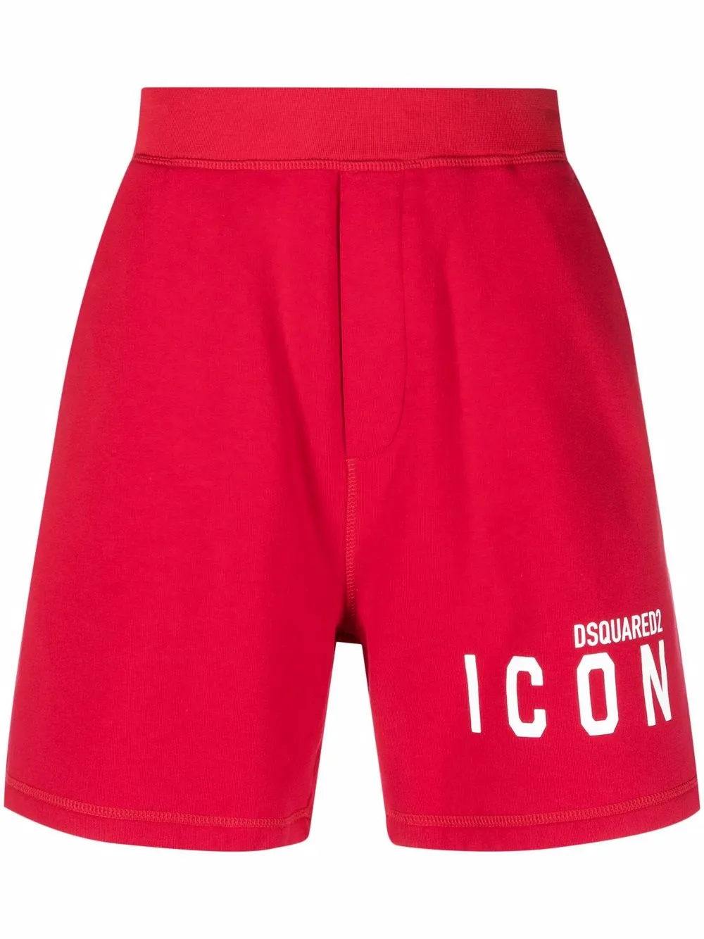 

Dsquared2 shorts deportivos con logo estampado - Rojo