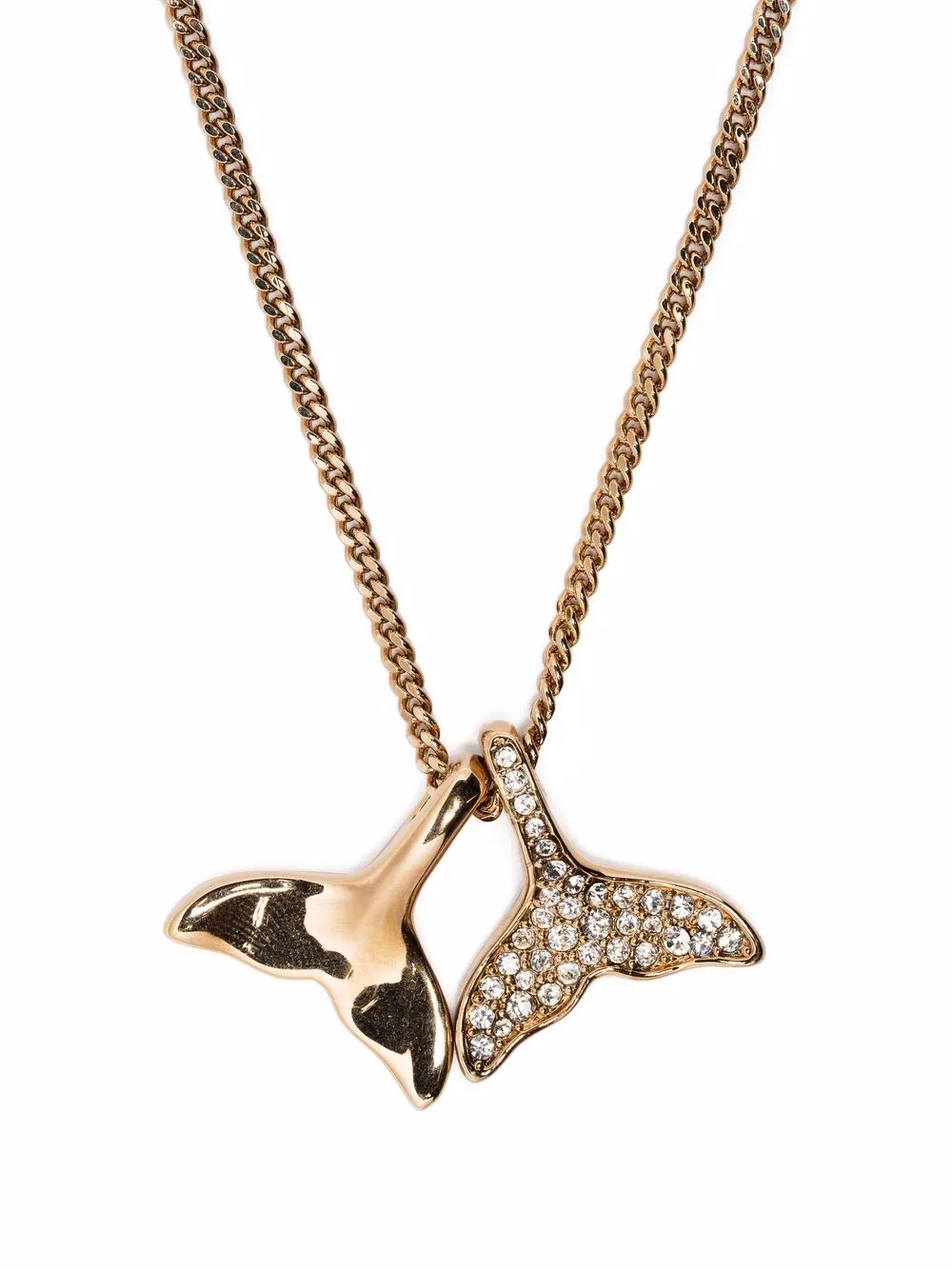 

Dsquared2 crystal fin necklace - Gold