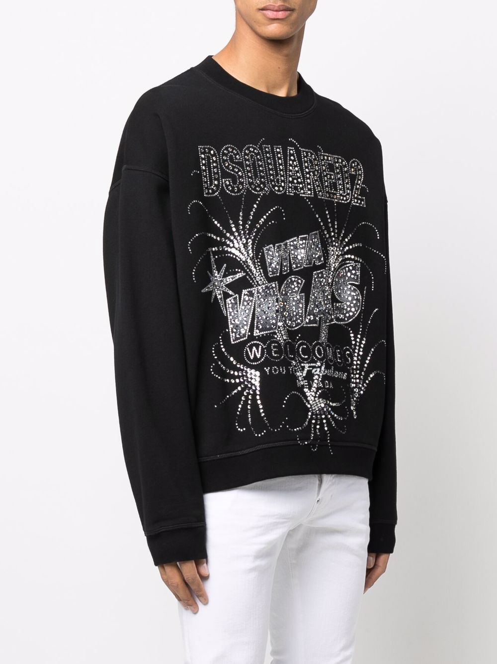 Disqued DSQUARED2 Las Vegas print sweatshirt Men