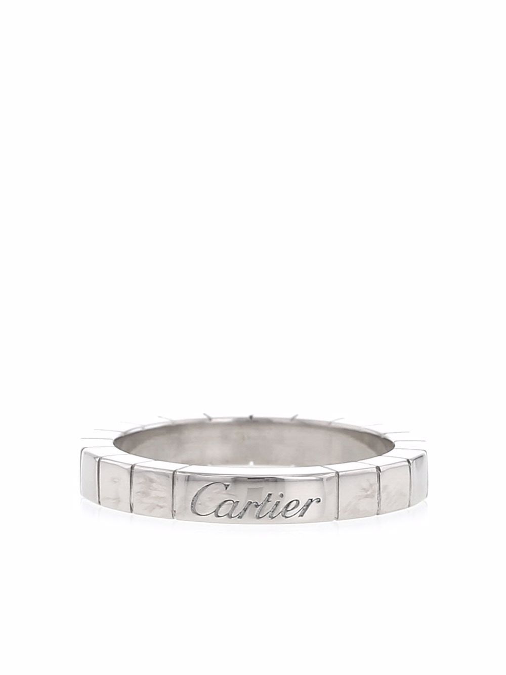 фото Cartier кольцо lanière из белого золота