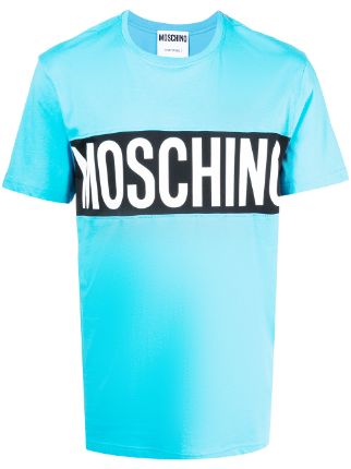 Moschino paint-effect short-sleeve T-shirt - Farfetch