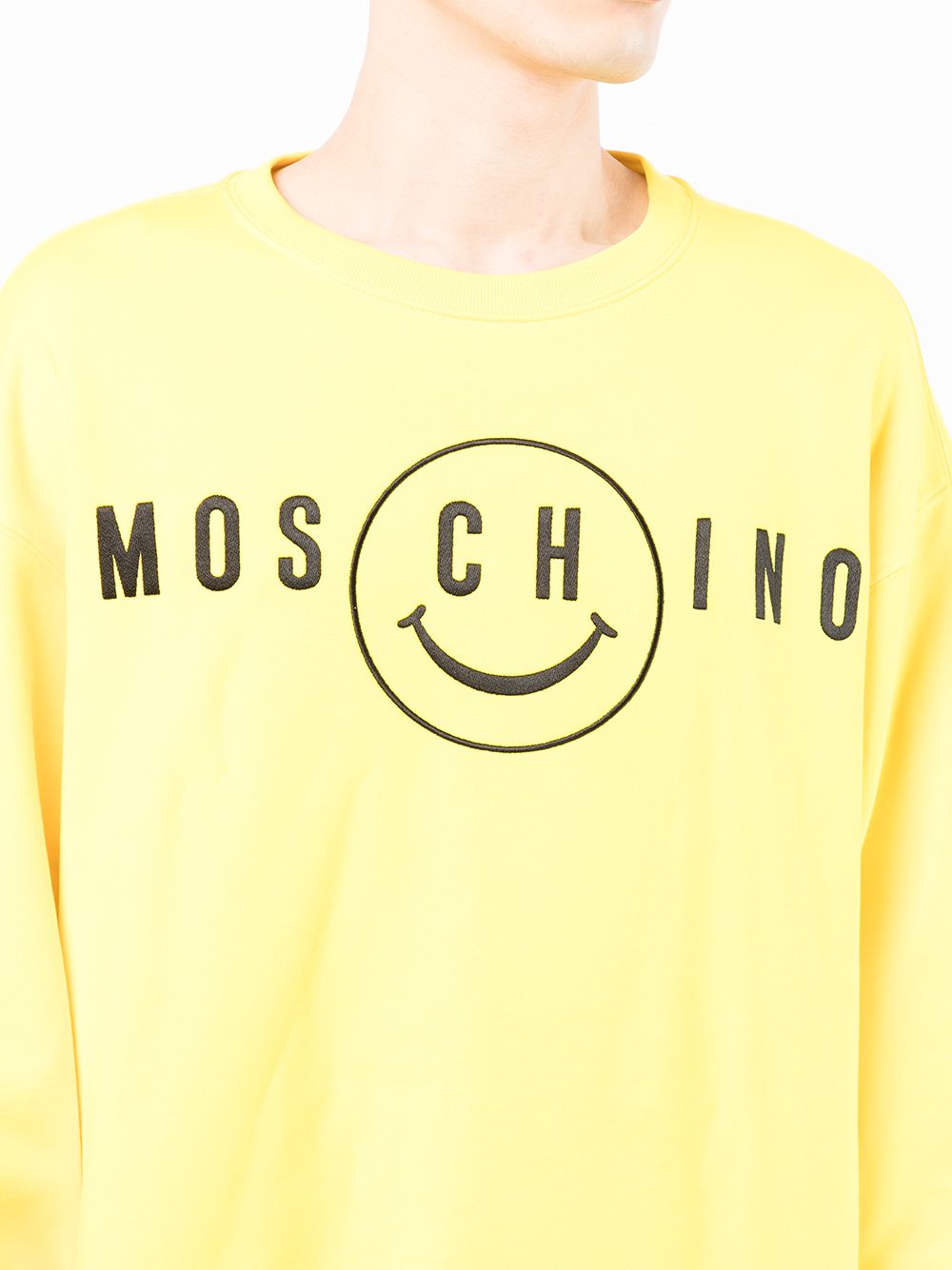 фото Moschino толстовка с вышитым логотипом