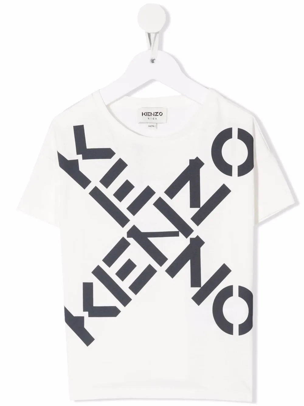 фото Kenzo kids футболка из органического хлопка с логотипом