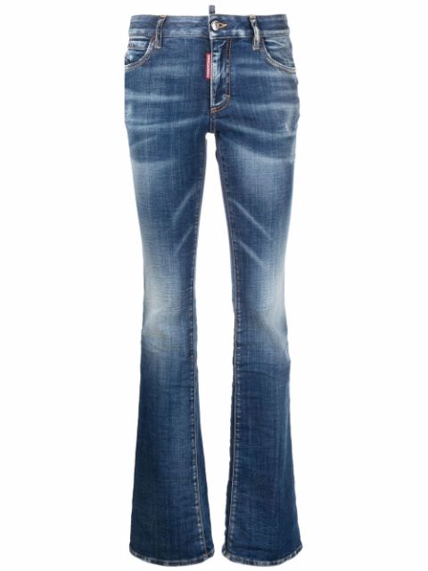 Dsquared2 low-rise flared jeans 