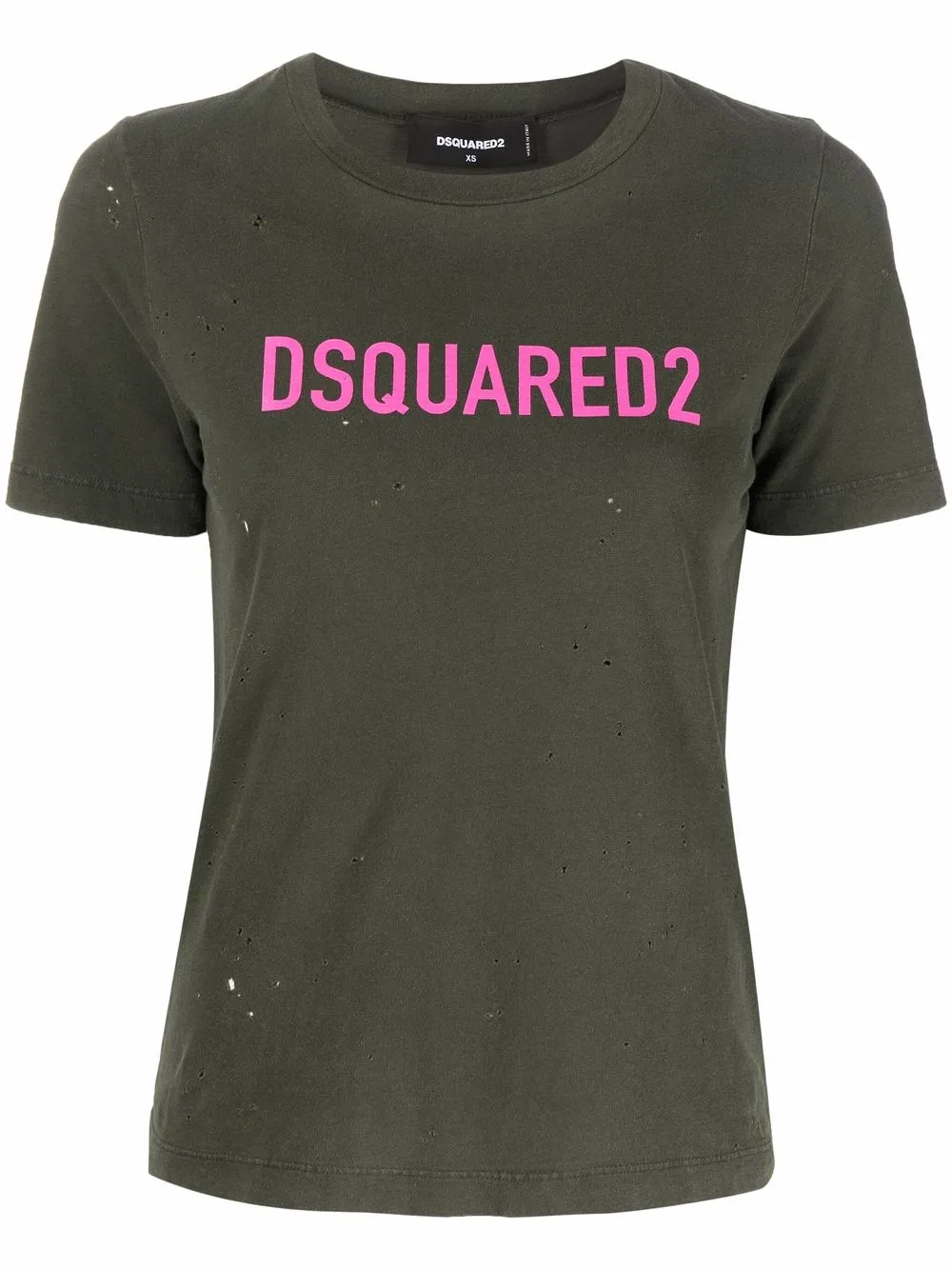 

Dsquared2 playera con logo estampado - Verde