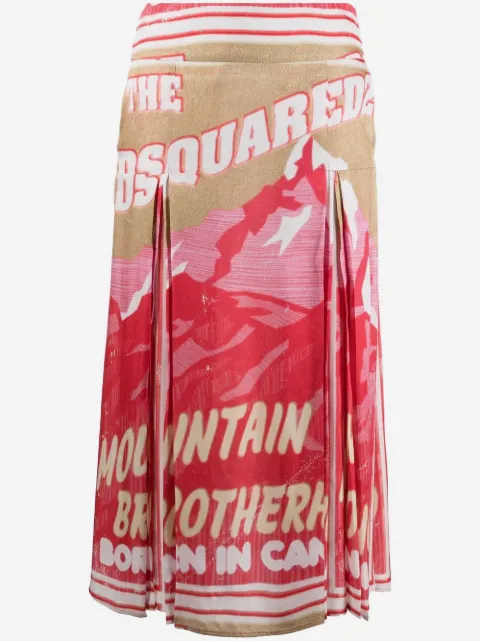 DSQUARED2 falda con logo