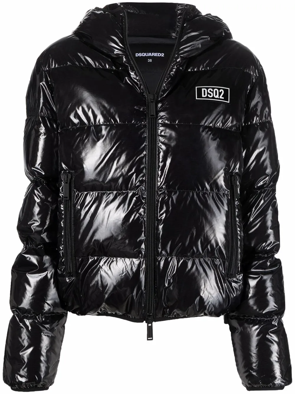 Shop Dsquared2 Feather-down Jacket In Black