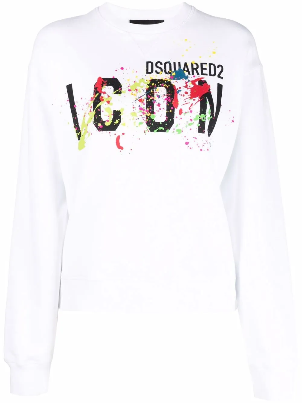 

Dsquared2 sudadera con logo estampado - Blanco