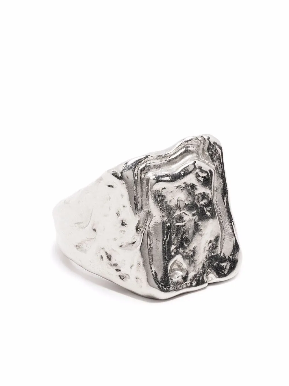 

Dsquared2 tin hammered ring - Silver