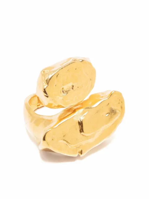 DSQUARED2 abstract gold ring