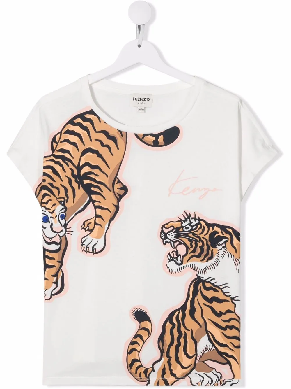 

Kenzo Kids tiger-print T-shirt - Neutrals