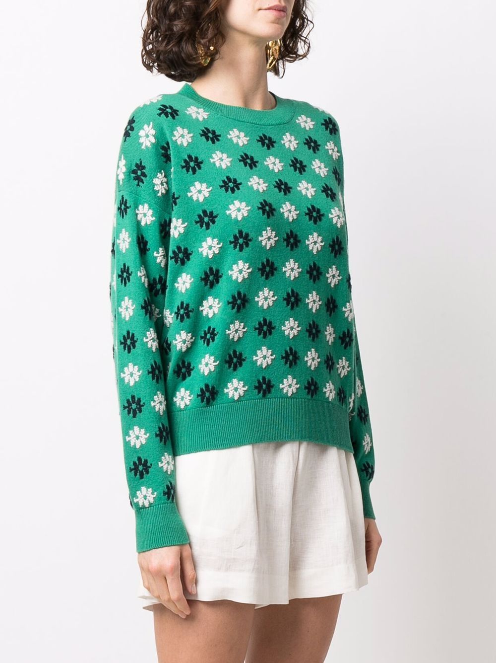 Barrie Flower Cashmere Jumper - Farfetch