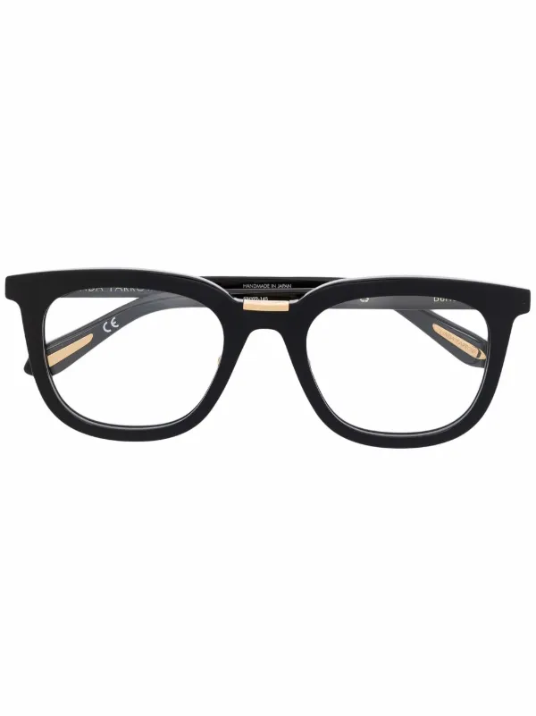 Linda Farrow Burton Square-frame Glasses in Black