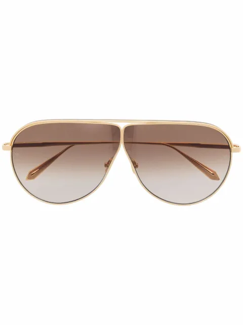 Linda Farrow Hura pilot frame sunglasses