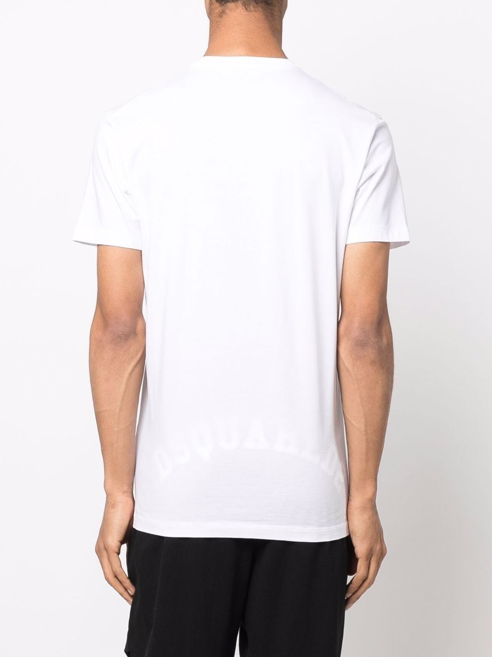 Shop Dsquared2 Globetrotter Logo-print T-shirt In White