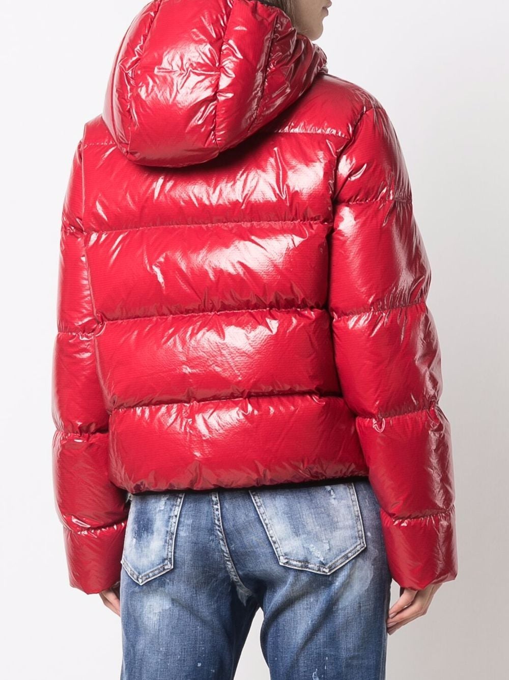 Shop Dsquared2 Feather-down Jacket In Red