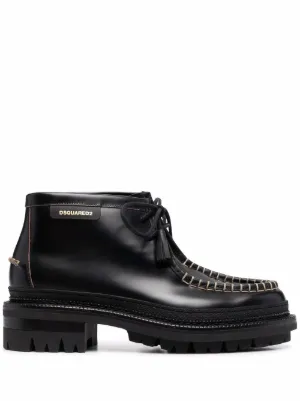 Nero Stivali stringati Archie Farfetch Uomo Scarpe Stivali Stivali stringati 