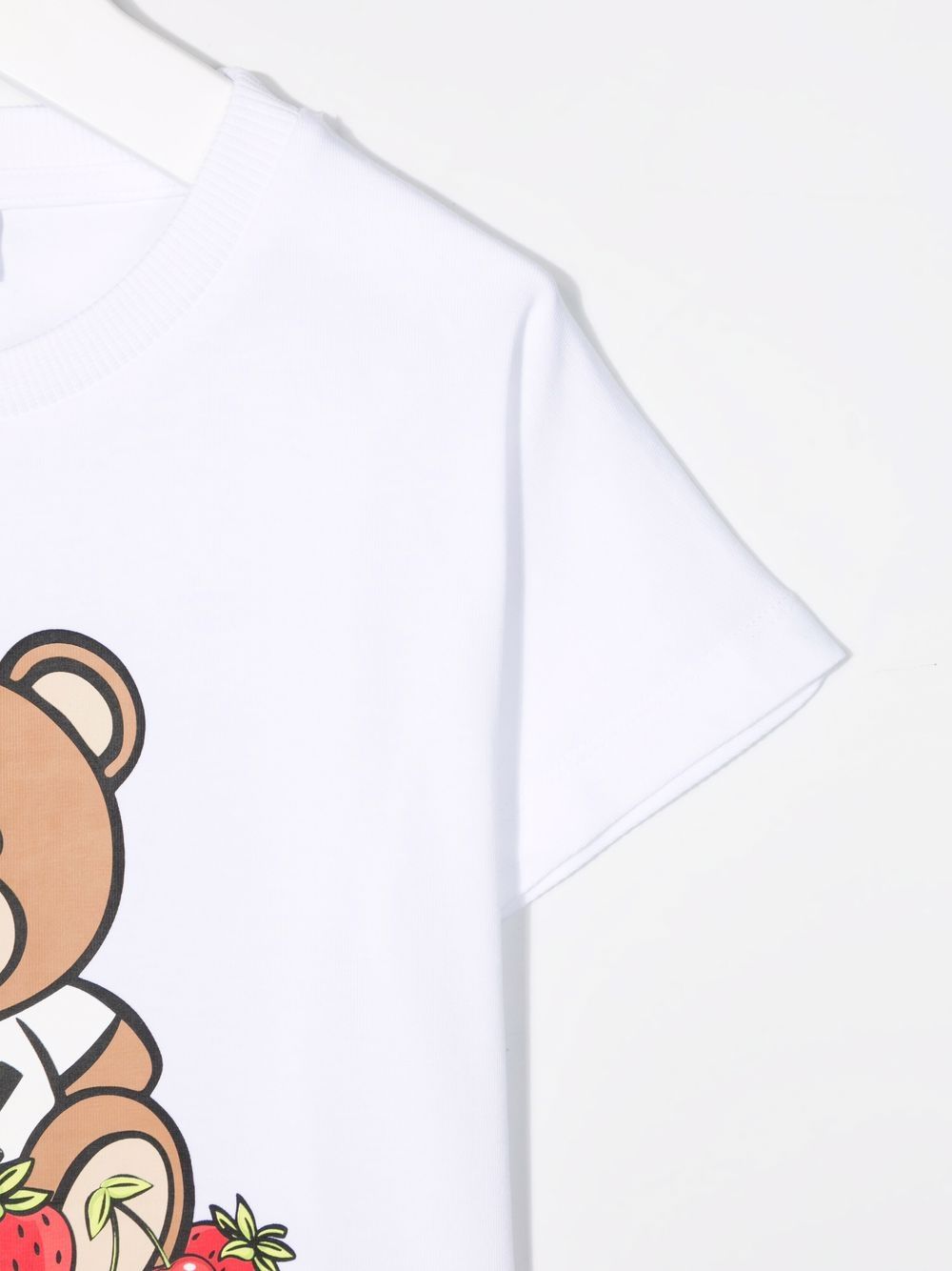 фото Moschino kids футболка с принтом teddy bear