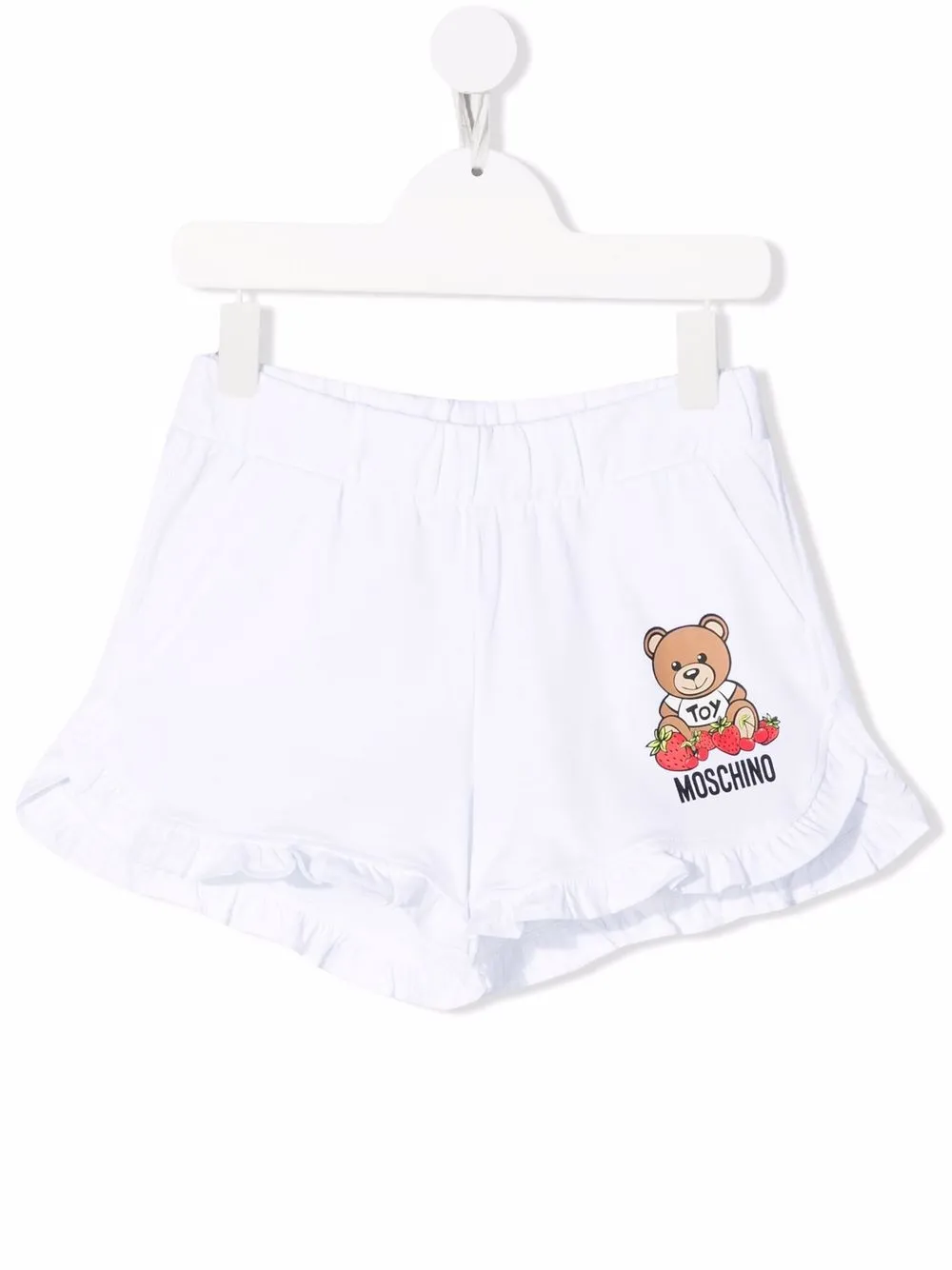 фото Moschino kids шорты с принтом teddy bear