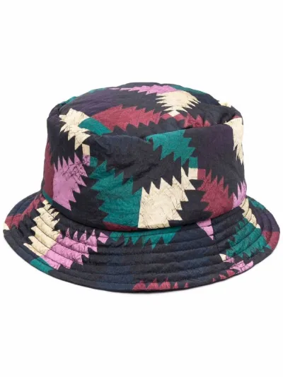 colour block-print bucket hat | Isabel 