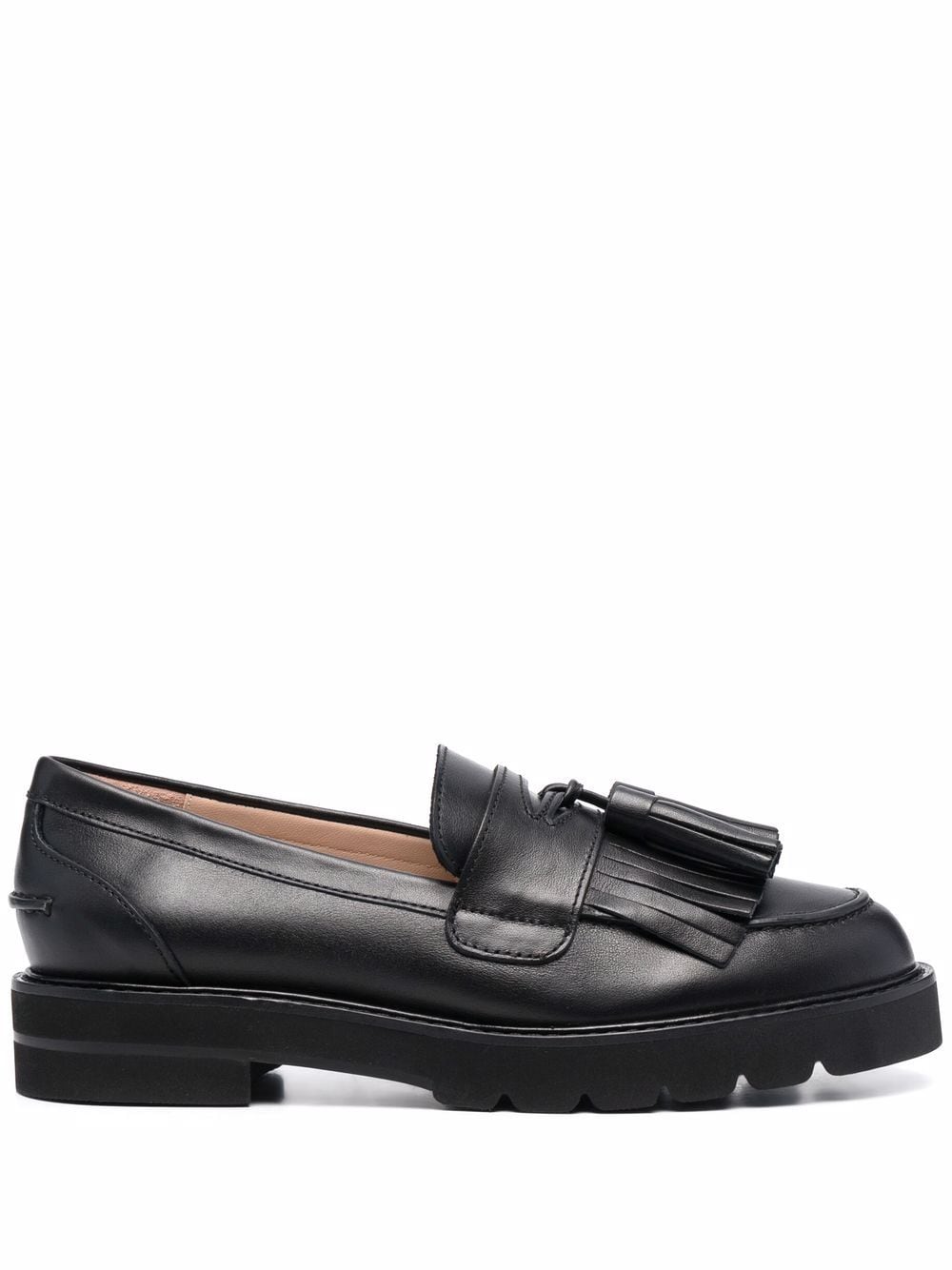 

Stuart Weitzman Mila Lift tassel-embellished loafers - Black