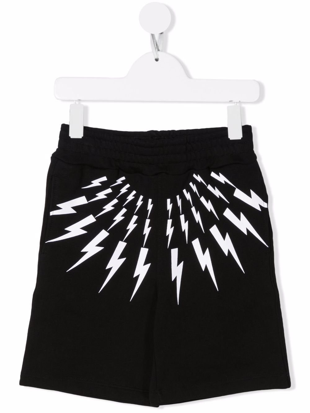 

Neil Barrett Kids Thunderbolt-print shorts - Black