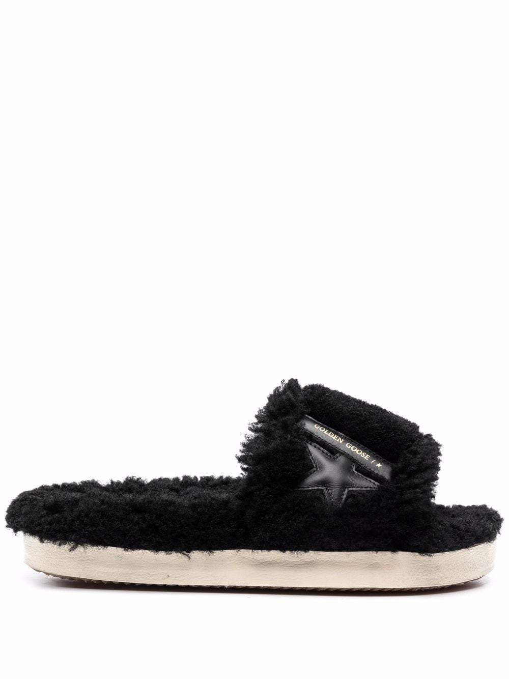 Golden Goose Poolstar shearling slides