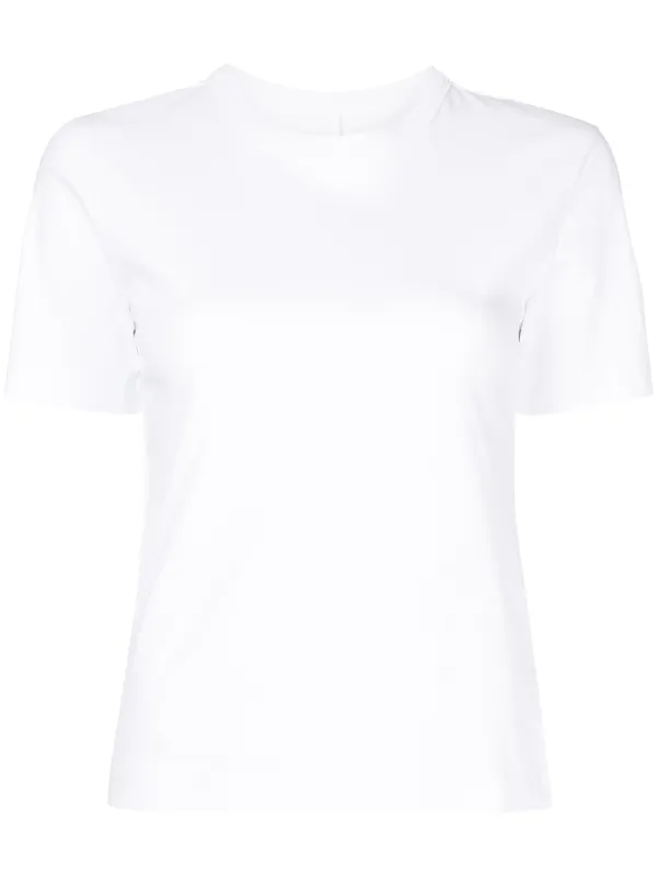 Shop Dion Lee cut-out back T-shirt with 