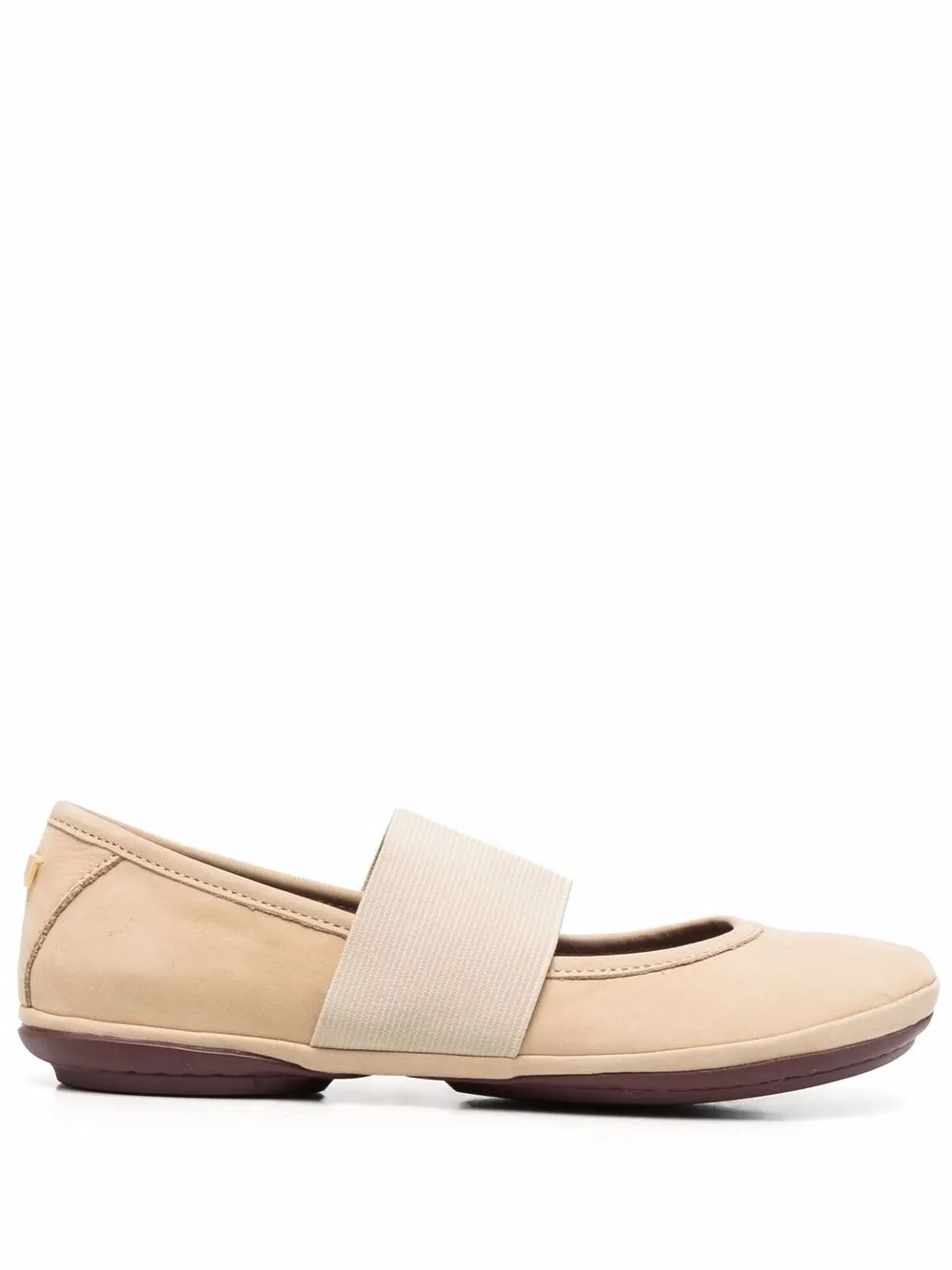 

Camper Right pebbled leather shoes - Neutrals