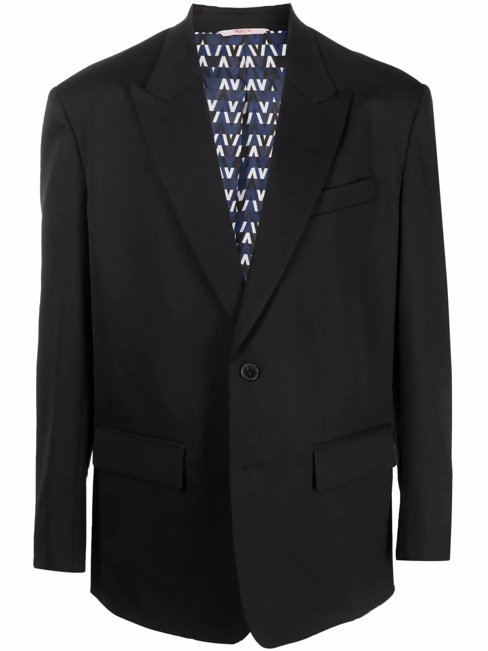 

Valentino blazer con botones - Negro