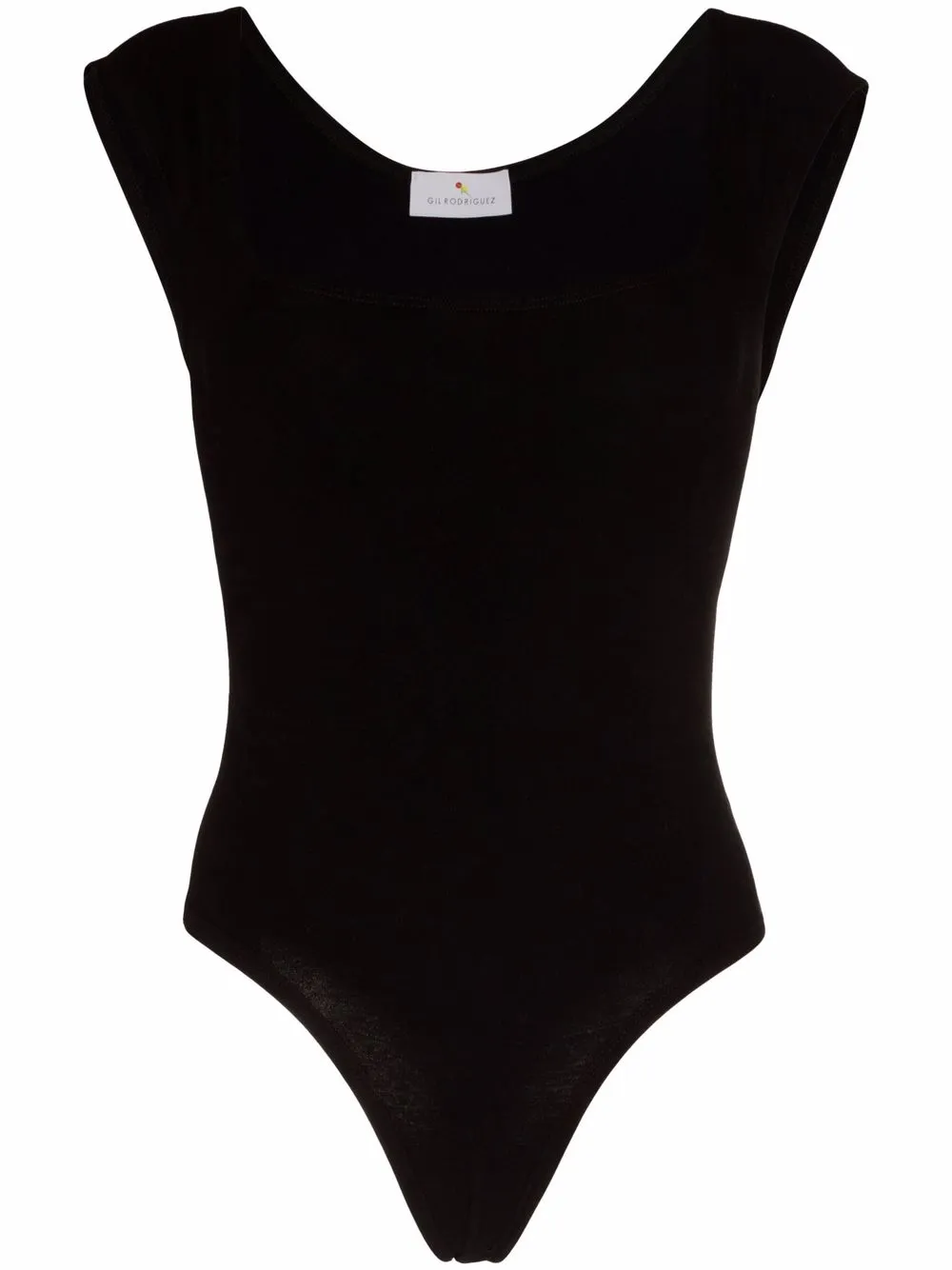 

Gil Rodriguez square neck sleeveless bodysuit - Black