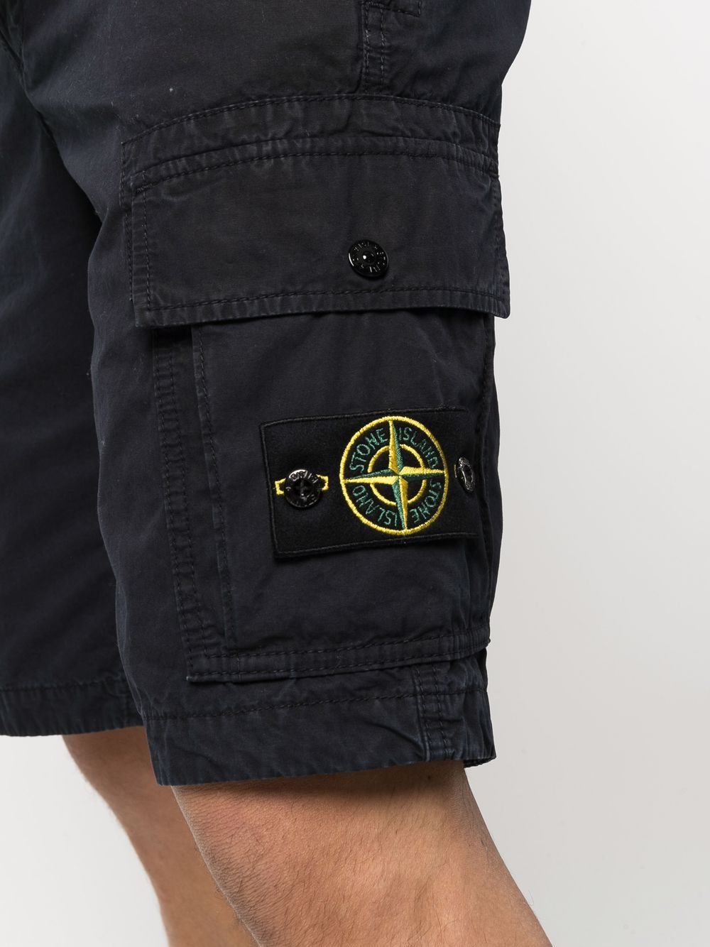 фото Stone island шорты-бермуды с логотипом compass