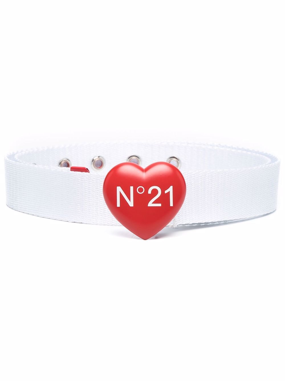 фото Nº21 kids hear-buckle logo belt