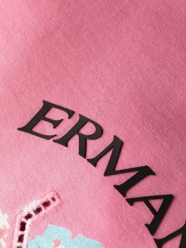 Shop Ermanno Scervino Embroidered Design T Shirt Dress With Express Delivery Farfetch