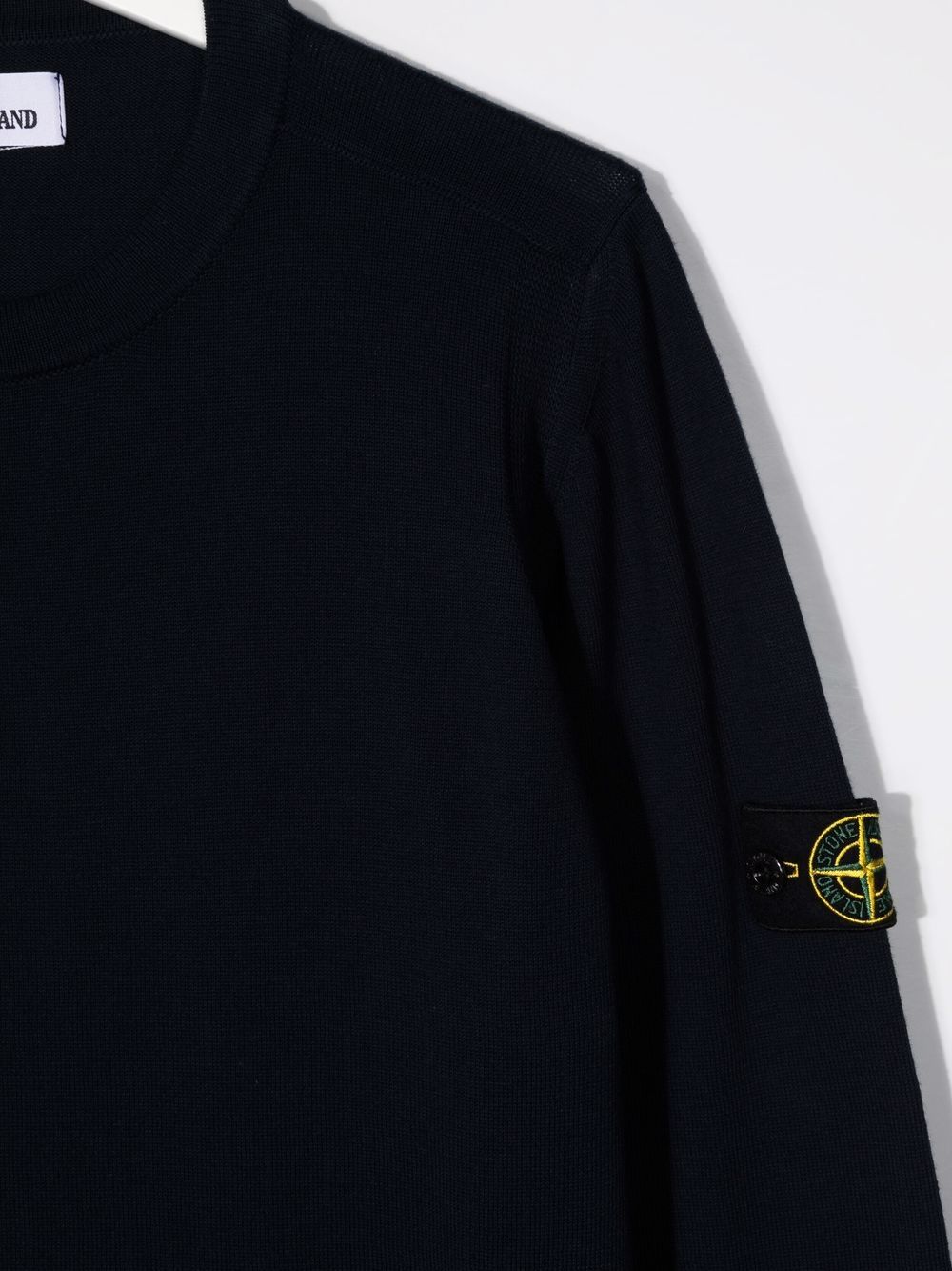 фото Stone island junior толстовка с нашивкой-логотипом