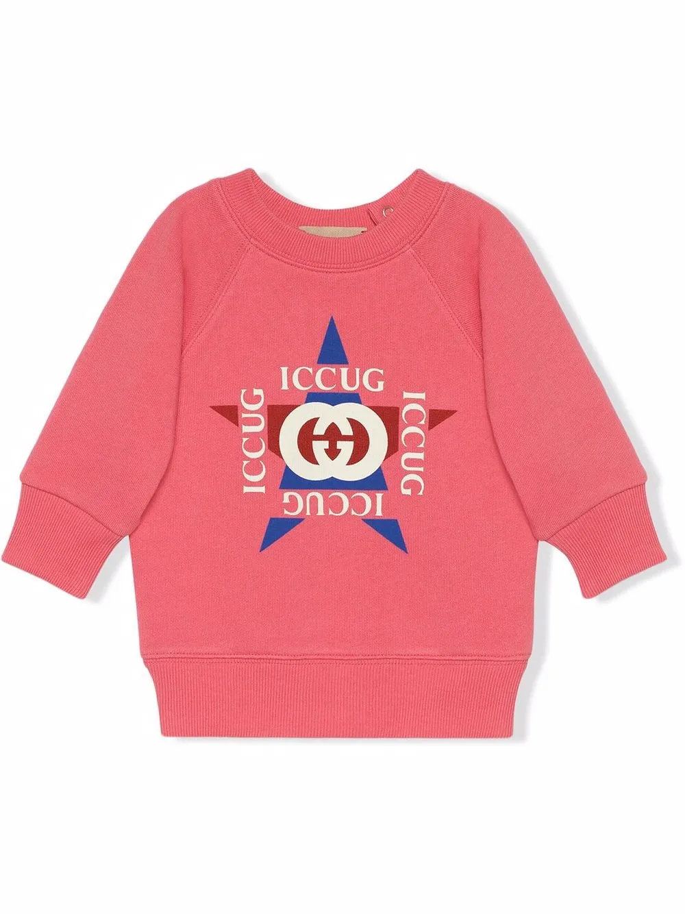 

Gucci Kids sudadera con logo de estrella - Rosado