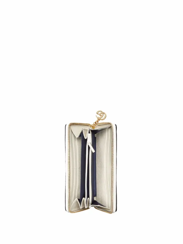Shop Gucci Ophidia GG zip-around wallet 