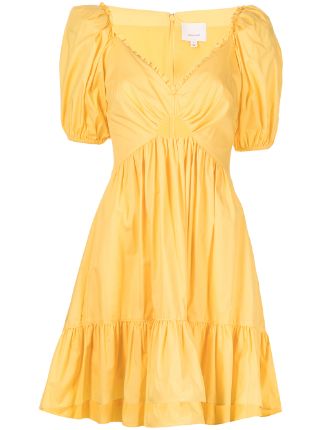 Cinq A Sept Kayla puff-sleeve Mini Dress - Farfetch