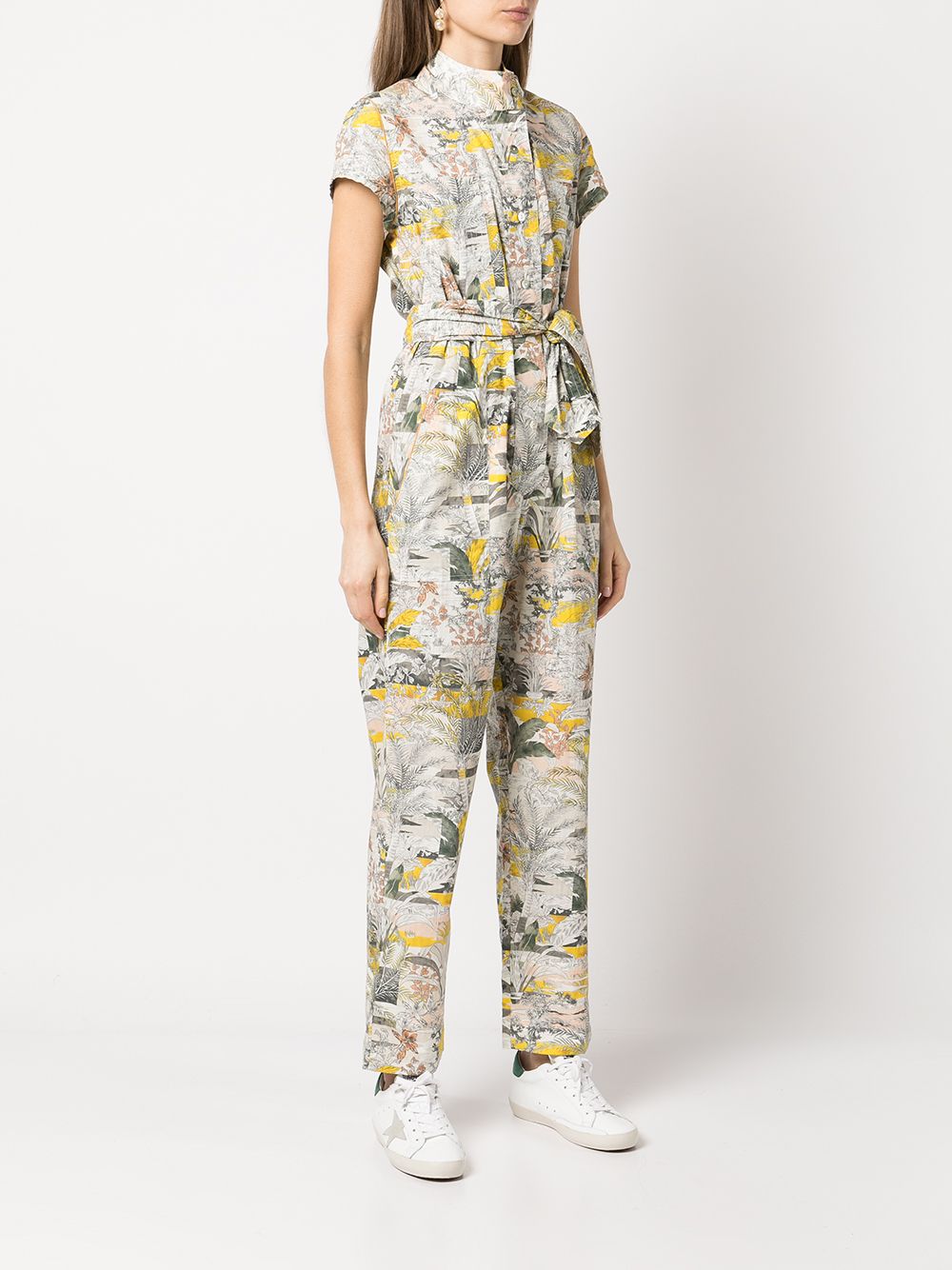 фото Chufy aida patchwork graphic-print jumpsuit