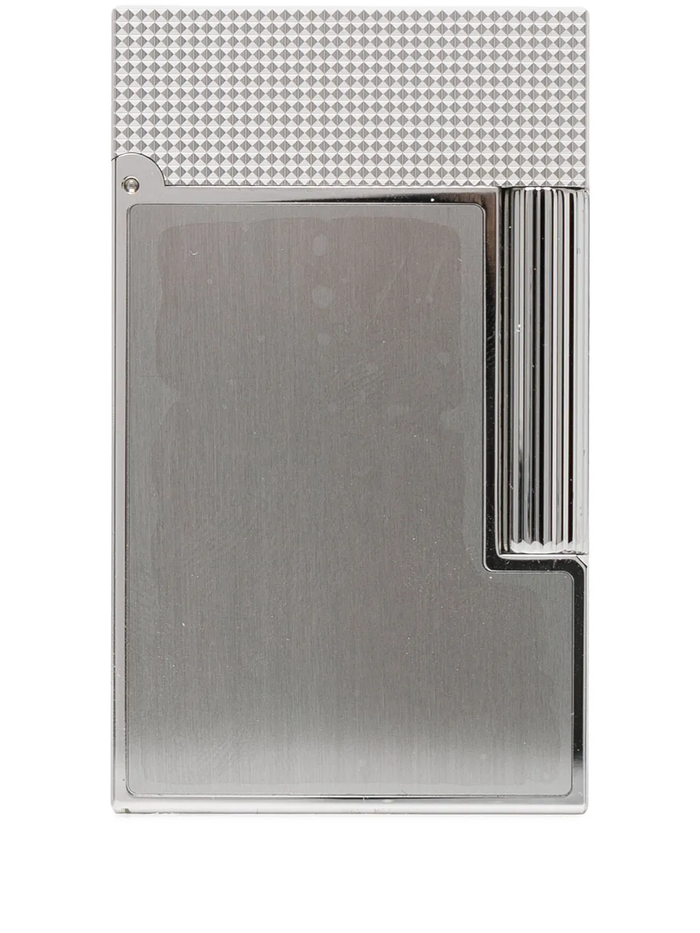 

S.T. Dupont Ligne 2 diamond-pattern head lighter - Silver