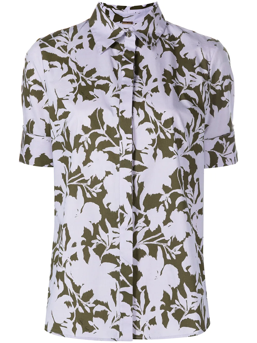 

Adam Lippes camisa con estampado floral - Azul