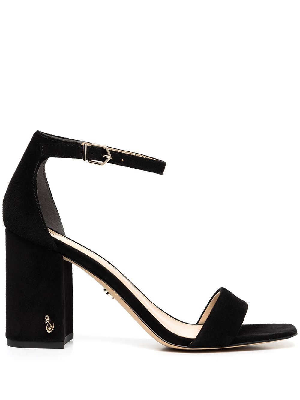 фото Sam edelman block-heel suede sandals