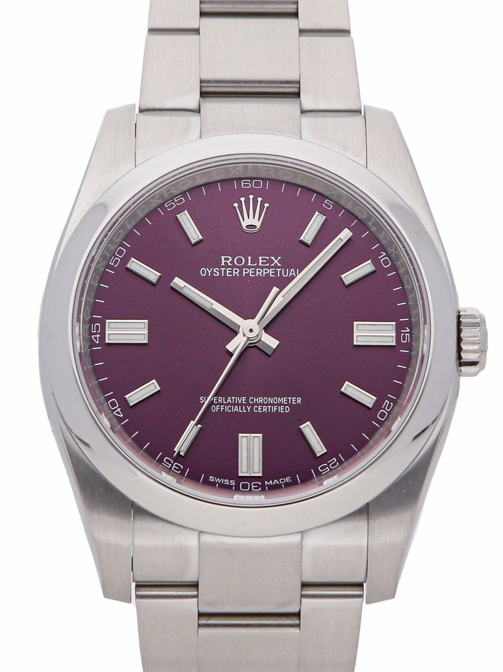 фото Rolex наручные часы oyster perpetual pre-owned 36 мм 2018-го года