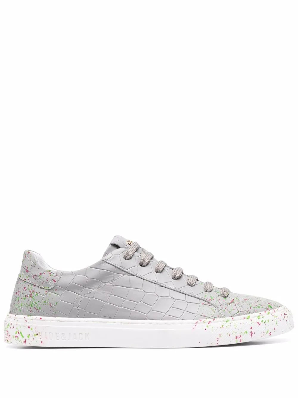 

Hide&Jack tenis bajos con salpicaduras de pintura - Gris